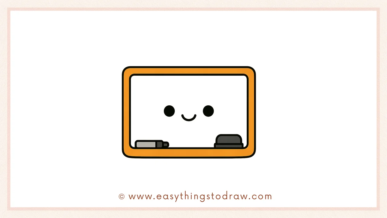 How to Draw a Cute Whiteboard Step by Step – Kid-Friendly Drawing Instructions