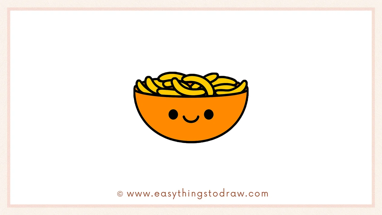 How to Draw a Cute Bowl of Thanksgiving Green Beans – Step-by-Step Art for Kids