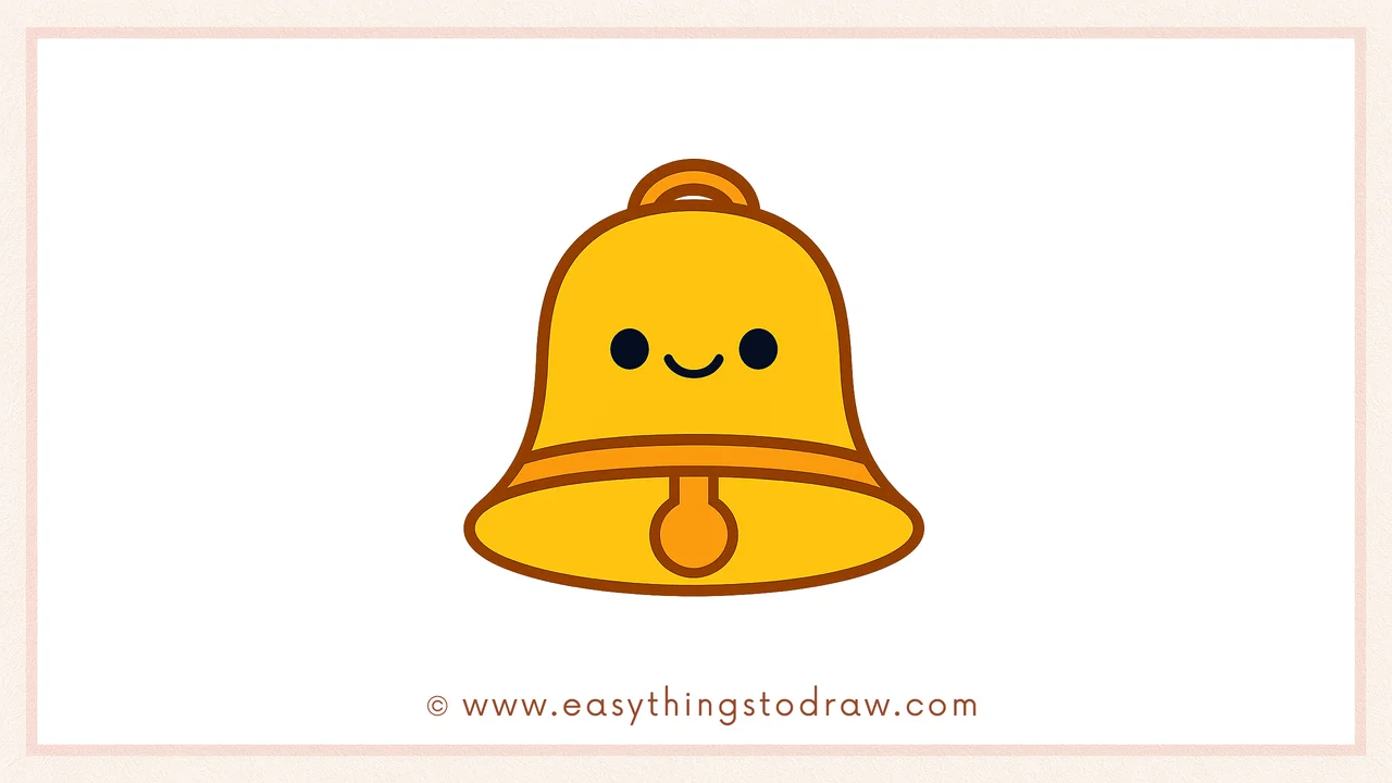 How to Draw a Cute Christmas Bell Step by Step – Easy Tutorial for Kids and Beginners