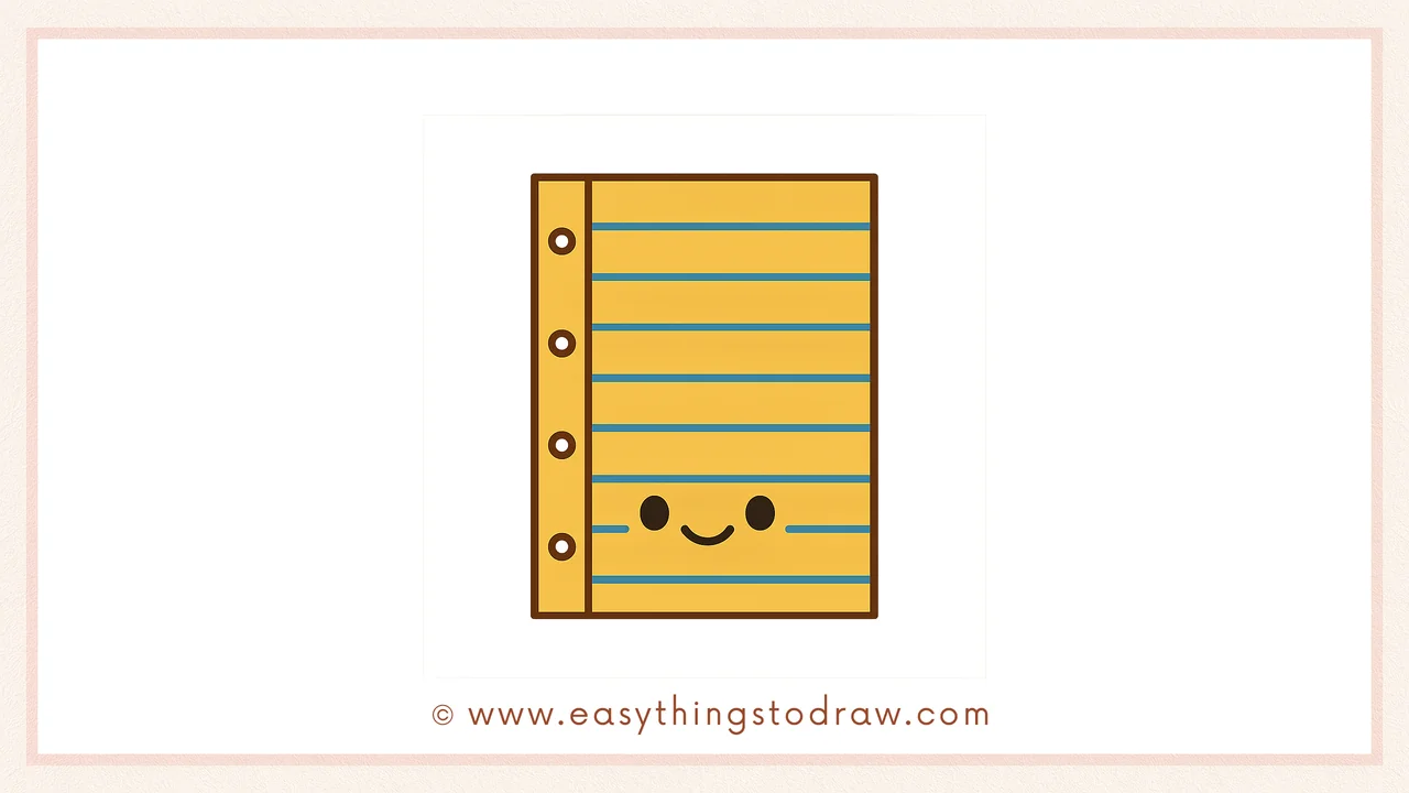 How to Draw a Cute Piece of Paper Step by Step – Simple Sketch Guide for Kids