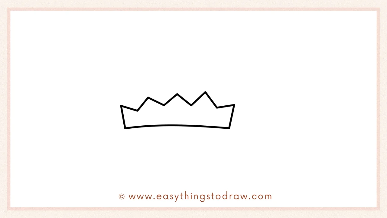 Step 4 of step-by-step christmas elf sketch – An oval face with two eyes and a smiling mouth is drawn under the hat.