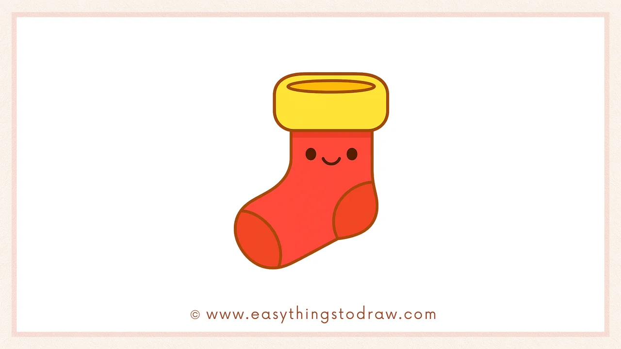 How to Draw a Cute Christmas Stocking Step by Step – Fun Holiday Drawing Tutorial for Kids