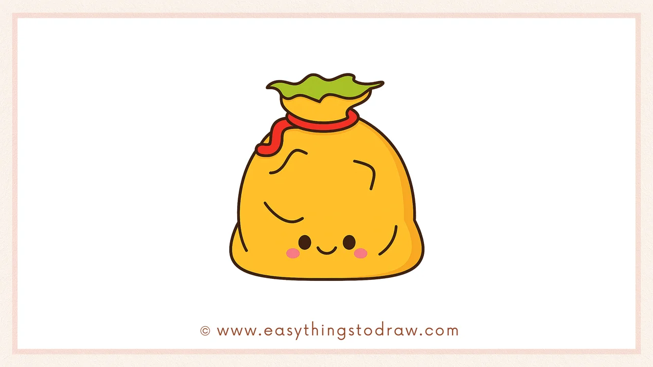 How to Draw Santa’s Gift Bag Step by Step – A Fun Christmas Drawing Tutorial for Kids