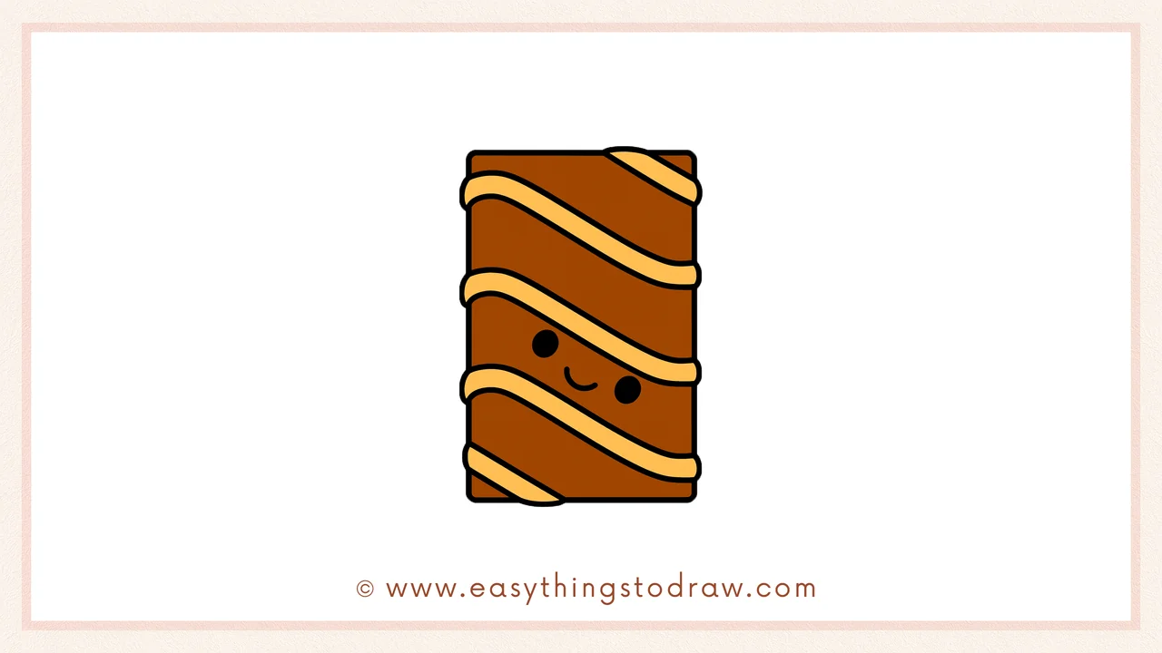 How to Draw Valentine’s Day Chocolate Step by Step – Cute Chocolate Bar Drawing for Kids