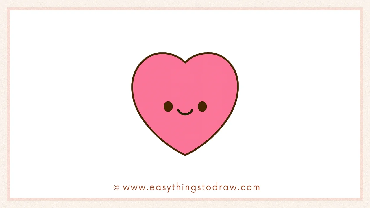 How to Draw a Valentine’s Day Heart Step by Step – Easy Heart Drawing for Kids