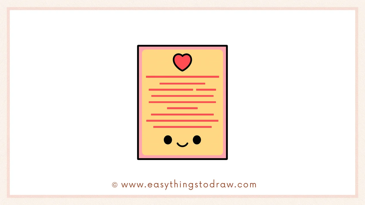 How to Draw a Valentine’s Day Love Letter – Cute and Easy Drawing Tutorial for Kids