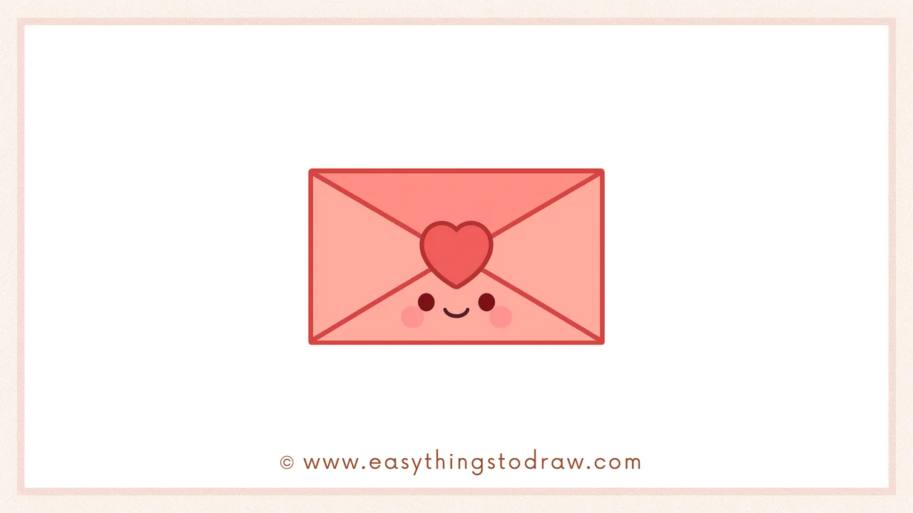 How to Draw a Valentine’s Day Envelope Step by Step – Cute Envelope Drawing for Kids