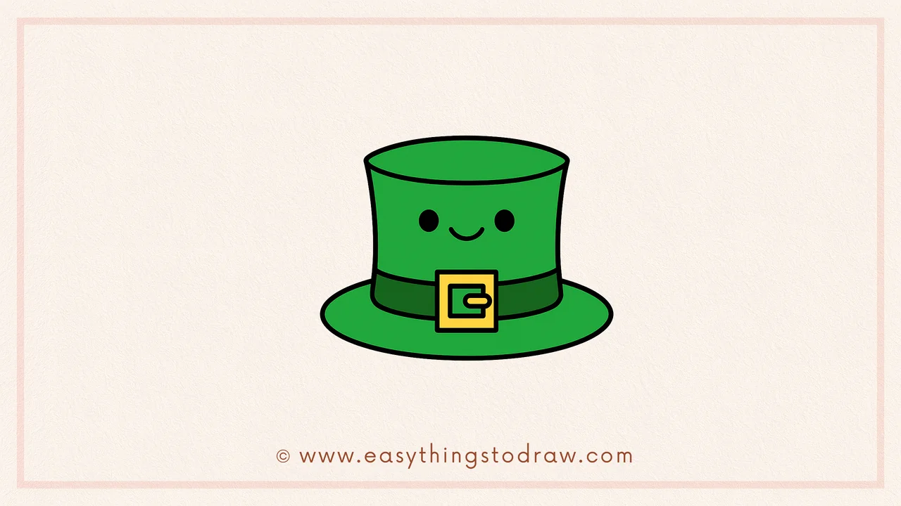 How to Draw a Fun St. Patrick’s Day Hat Step by Step – Simple Art Lesson for Children