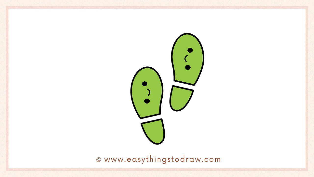 How to Draw Cute St. Patrick’s Day Footprints Step by Step – Fun Drawing Guide for Young Artists