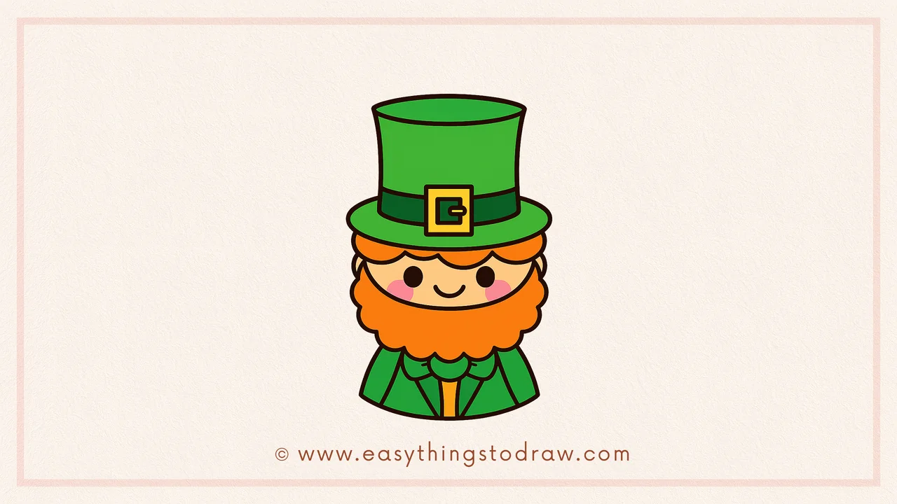 How to Draw a Cute Leprechaun Step by Step – Kid-Friendly Drawing Instructions